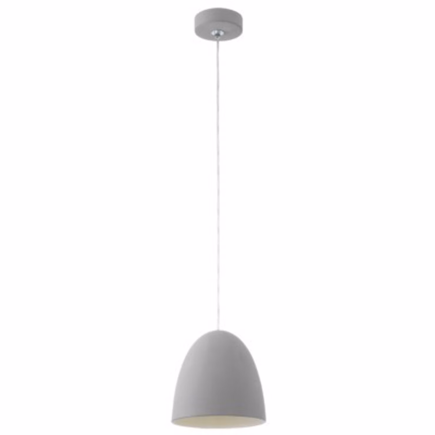 Lampada a sospensione Pratella Ø 20,5 cm grigio