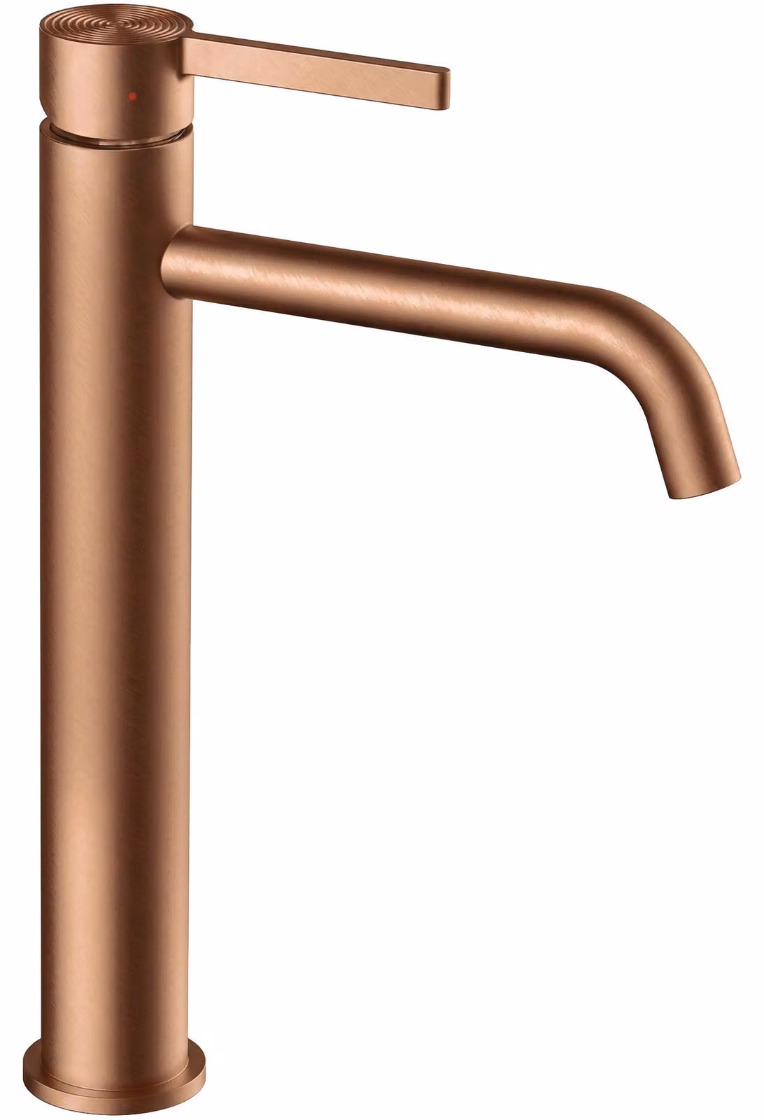 Rubinetto Del Lavabo Rea Foster Alto Rame Spazzolato