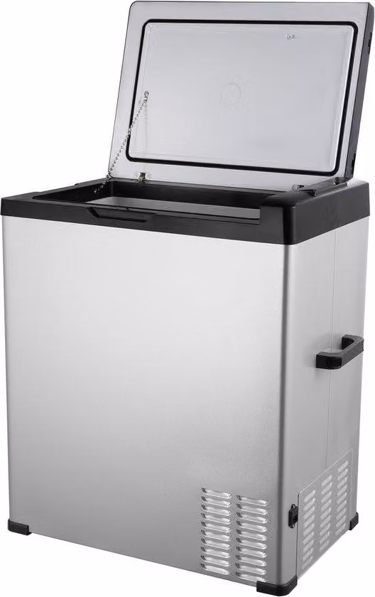 Frigorifero elettrico, borsa frigo portatile da 12V, raffreddatore con tecnologia a una zona, capacità 70 litri, regolabile da -20 °C a 20 °C, compressore compatibile con alimentazione a 12/24 V in corrente continua e 100-240 V in corrente alternata