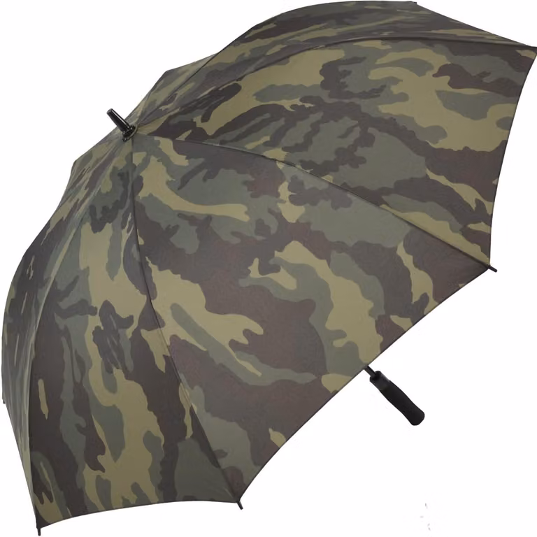 Mini ombrello da tasca con motivo camouflage e ampia copertura