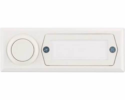 Grothe GRO51013 Pulsante a parete 8-12V AC in plastica resistente alle intemperie bianco