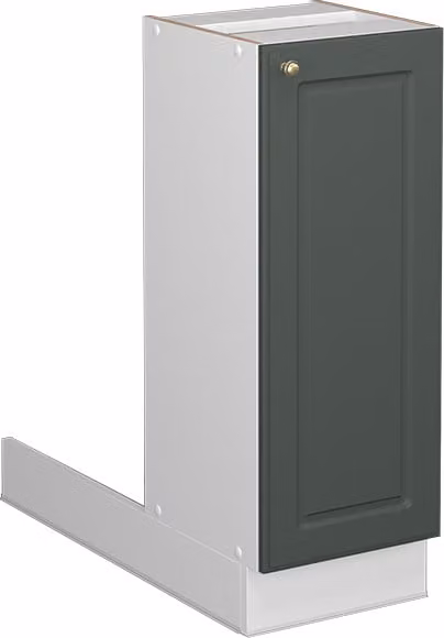 Isola cucina Vicco Fame-Line Verde-oro rustico 30 cm senza piano di lavoro, Model 38543