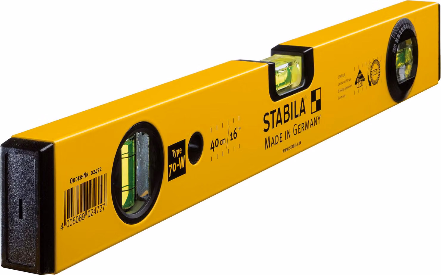 Stabila 02472 livello 0,4 m Giallo