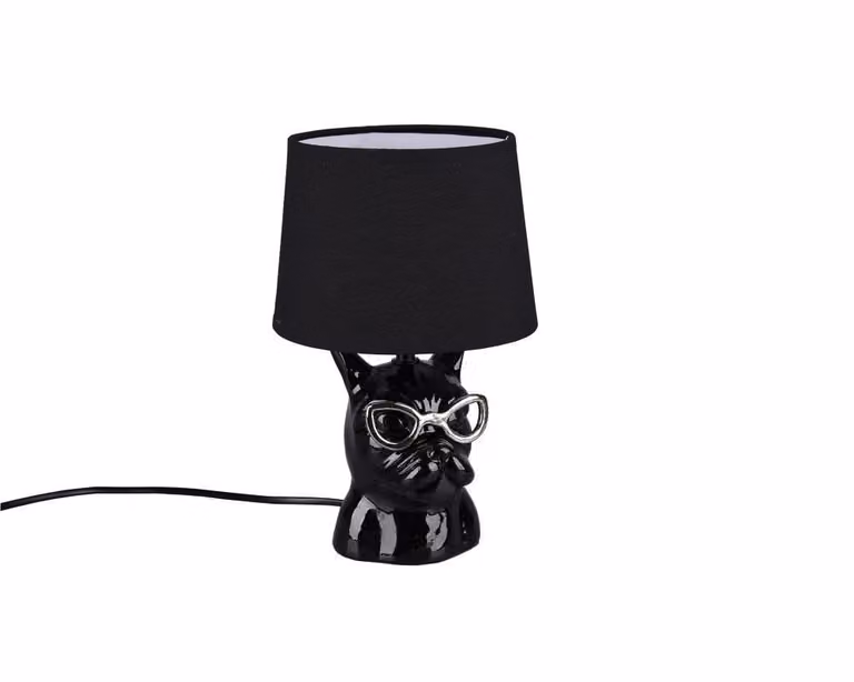 Lampada da tavolo DOSY bianco e nero 1xE14x40W Vetroceramica / gesso dimensioni: 29x18x18 cm IP20 RL