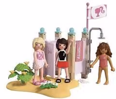 Set di moda da spiaggia Barbie multicolore con 54 pezzi per bambini dai 4 ai 10 anni