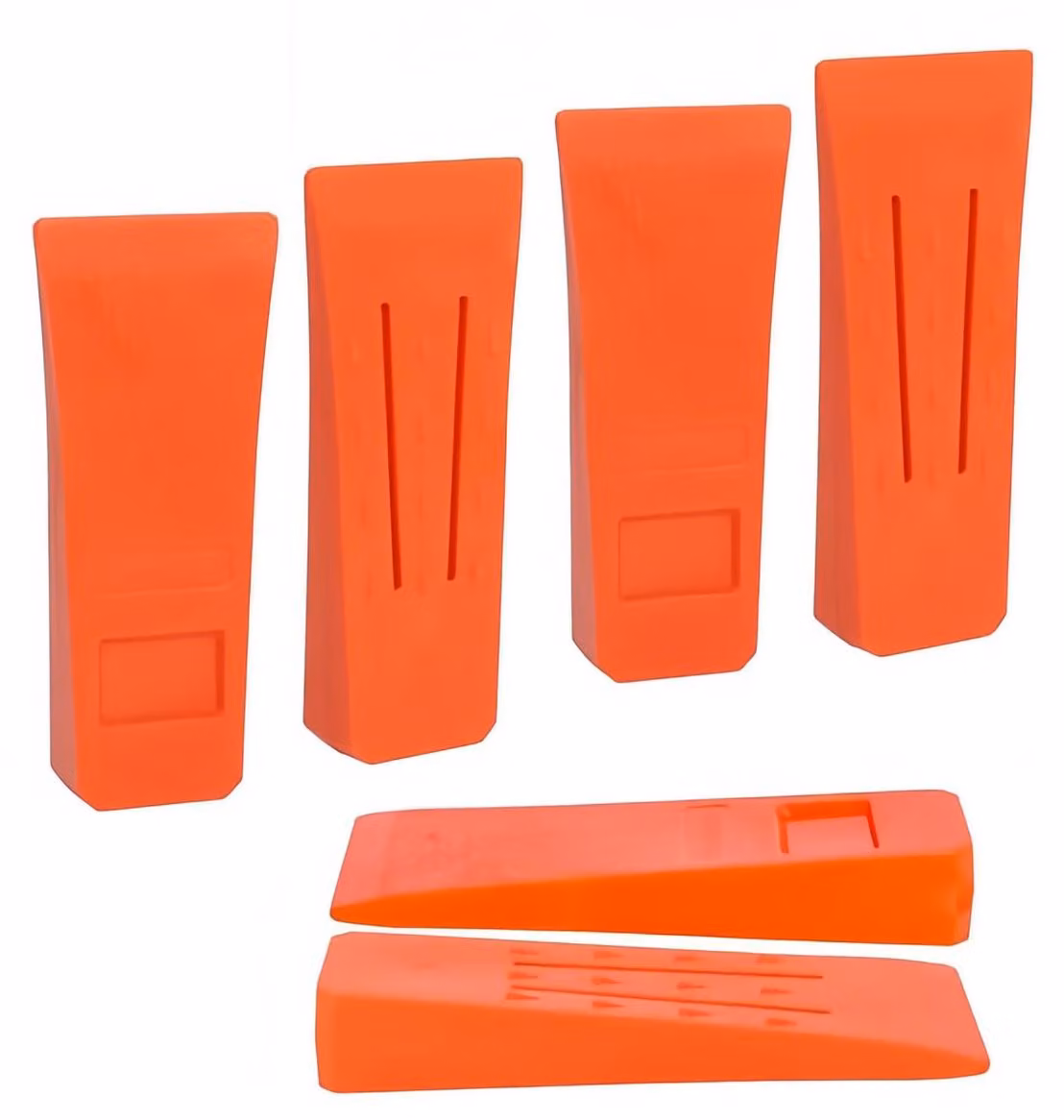Set di 4 spaccature in legno con punte per motoseghe, in ABS, 6,6x15 cm