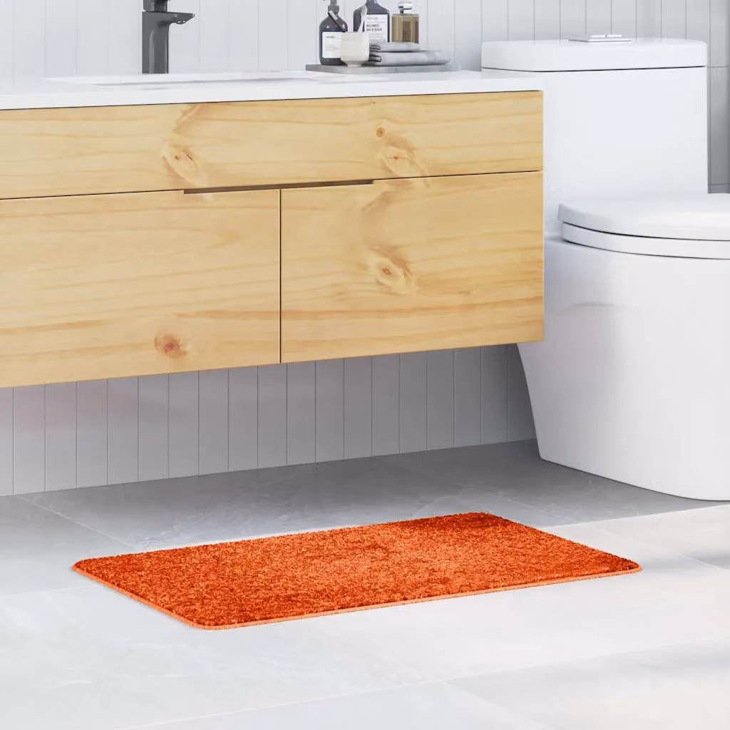 Tappetino da bagno antiscivolo vidaXL Arancione L: 50 cm, P: 80 cm