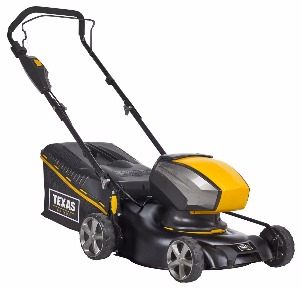 Texas Razor 4200 LI: tosaerba manuale, motore elettrico, larghezza di taglio di 42 cm, funzione mulching, sacco di raccolta laterale
