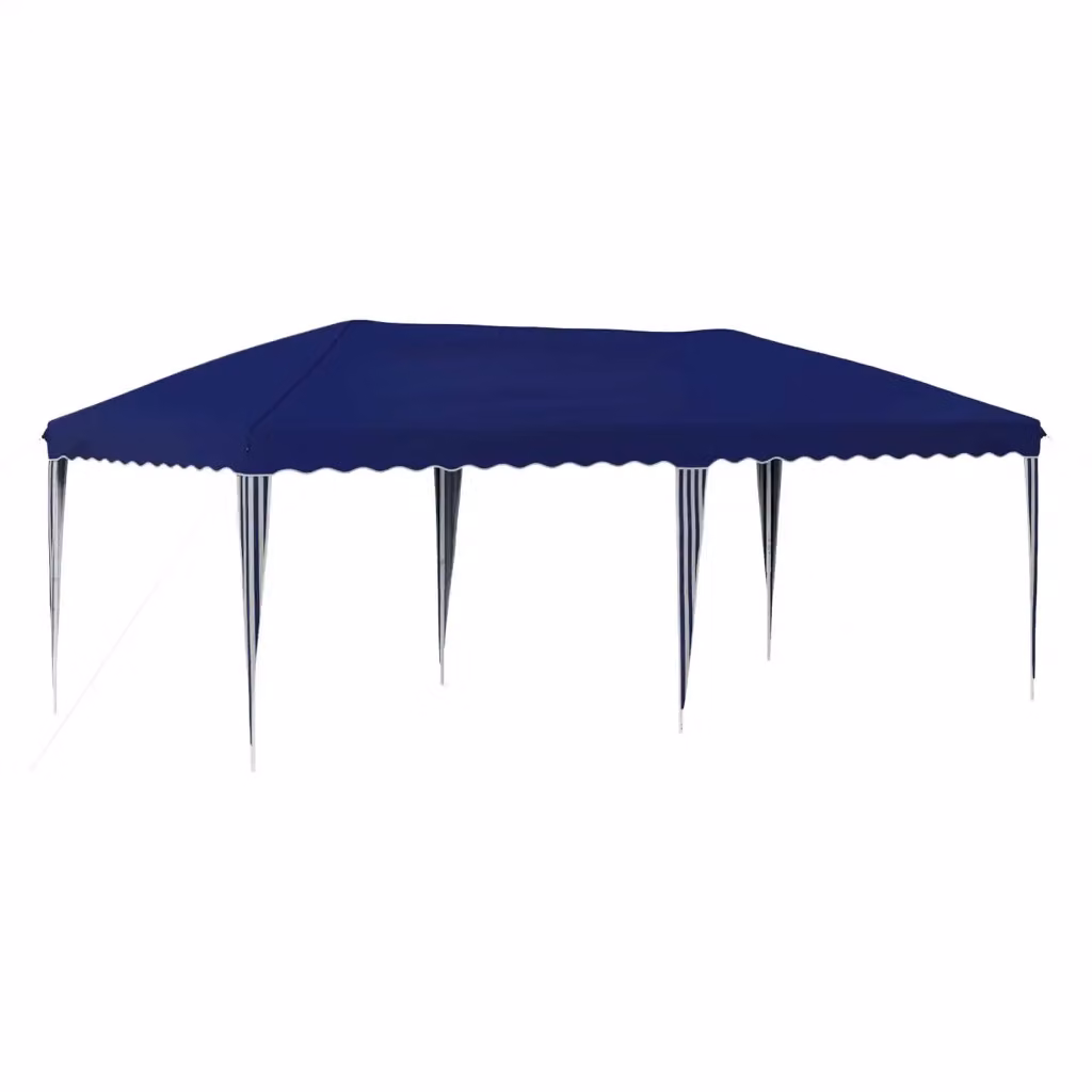 Gazebo a pop-up per feste DESIGN IN, colore blu, L/P/H: 575 x 290 x 245 cm – 2