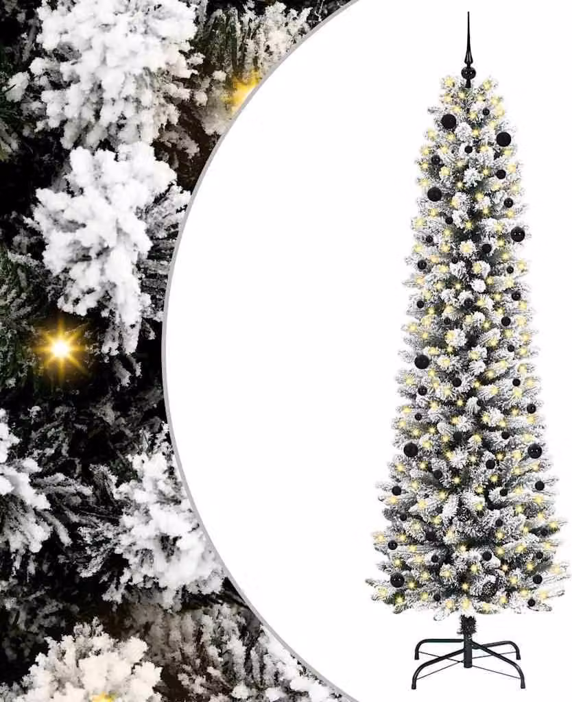 Albero di Natale artificiale con 300 LED Bianco 240 cm