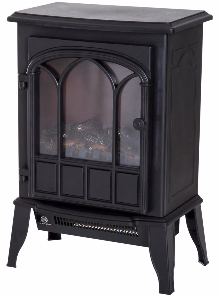 Stufa elettrica da tavolo, adatta per interni ed esterni - Stufa - Riscaldatore a pavimento decorativo - 1000-2000W