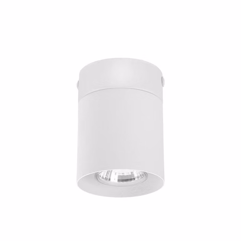 Faretto da soffitto a superficie Bianco H: 10,5 cm Ø 8 cm stretto Plafoniera in metallo GU10 Lampada da soffitto Cucina Soggiorno Corridoio