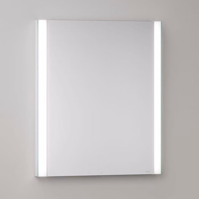 Mobile specchio a incasso LED Keuco Royal Metis, dimensioni 60 x 71 cm, con riscaldamento dello specchio, apertura a destra, versione svizzera
