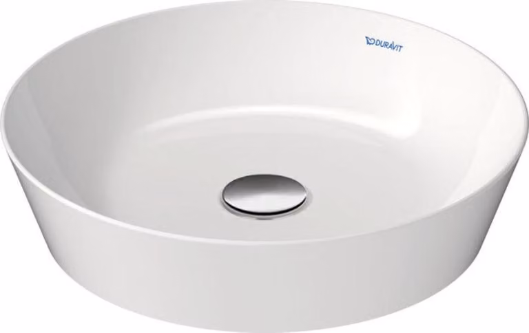 Duravit Cape Cod Évier à poser, 430 mm, sans table de robinetterie, sans trop-plein, 23284326001, 23284326001