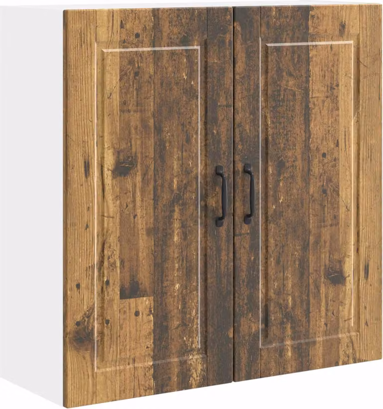 Armadietto a muro PORTO Legno vecchio 80 x 31 x 80 cm