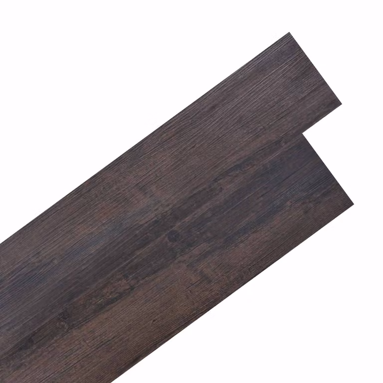 Plance per Pavimenti Autoadesive vidaXL in PVC Effetto Legno Marrone Scuro