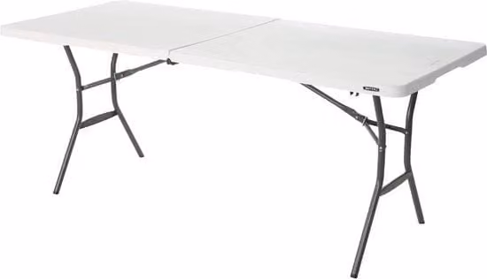 Tavolo pieghevole - 183 x 76 x 74 cm - colore vivace con extra parole chiave: arredamento esterno, mobili da giardino. Tavolo da giardino pieghevole