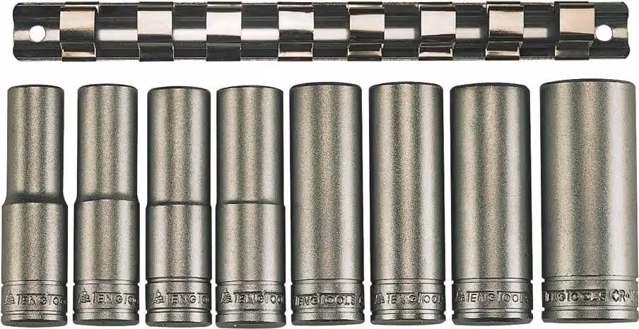 Tengtools 101710101 Serie Di Vasi Esagonali Grandi 1/2" M1208-6 8 Pz