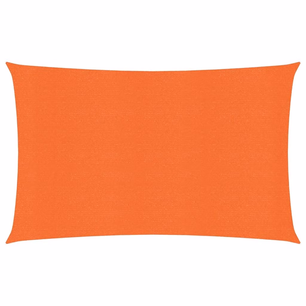 The Living Store Tenda da sole 160 g/m² Arancione 2x4 m HDPE