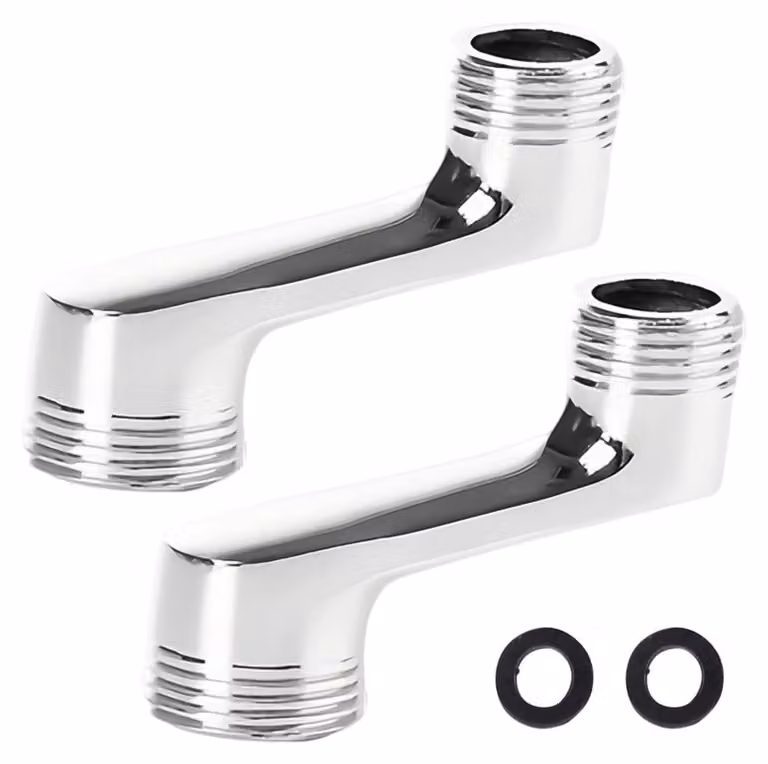 Solidchoice - Adattatore per rubinetto doccia in ottone, regolabile