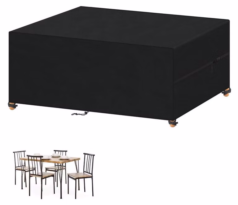 Copertura protettiva per mobili da giardino, resistente alle intemperie, impermeabile, dimensioni 130x80x70 cm, tessuto Oxford 420D con rivestimento in PU