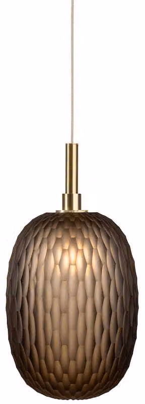 Brenta - elegante lampada a sospensione nera 21 cm