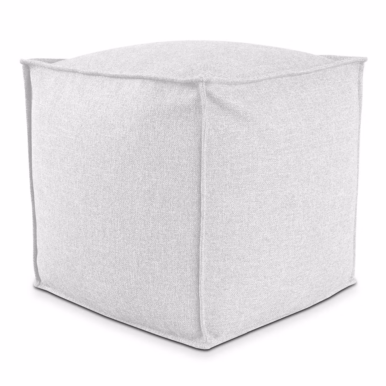 POUF QUADRATO PIUMA 60x60 cm Grigio