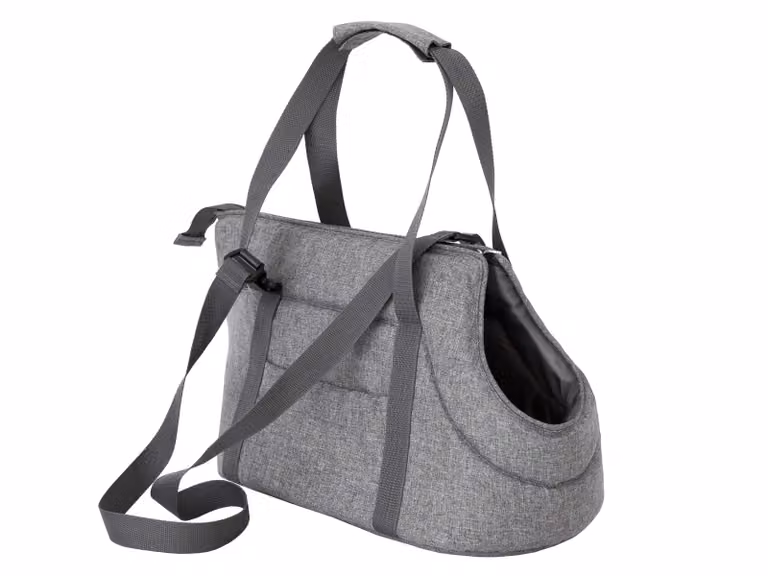 Borsa da trasporto per cani e gatti ( 25×50×27 cm ) leggera e robusta, con moschettone - Doggy
