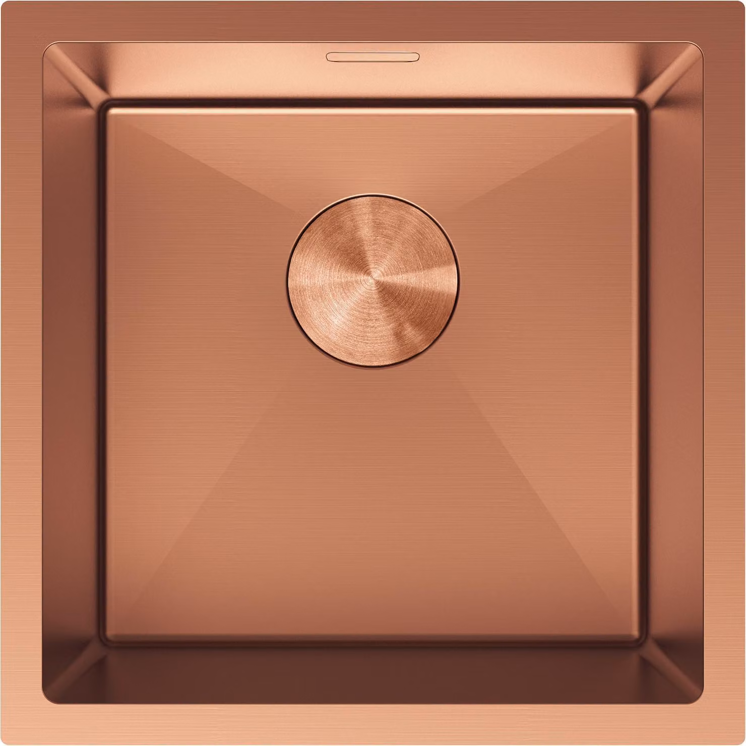 Mexen Trixo lavello in acciaio inox 1 vasca 440 x 440 mm, rame - 6413441000-65