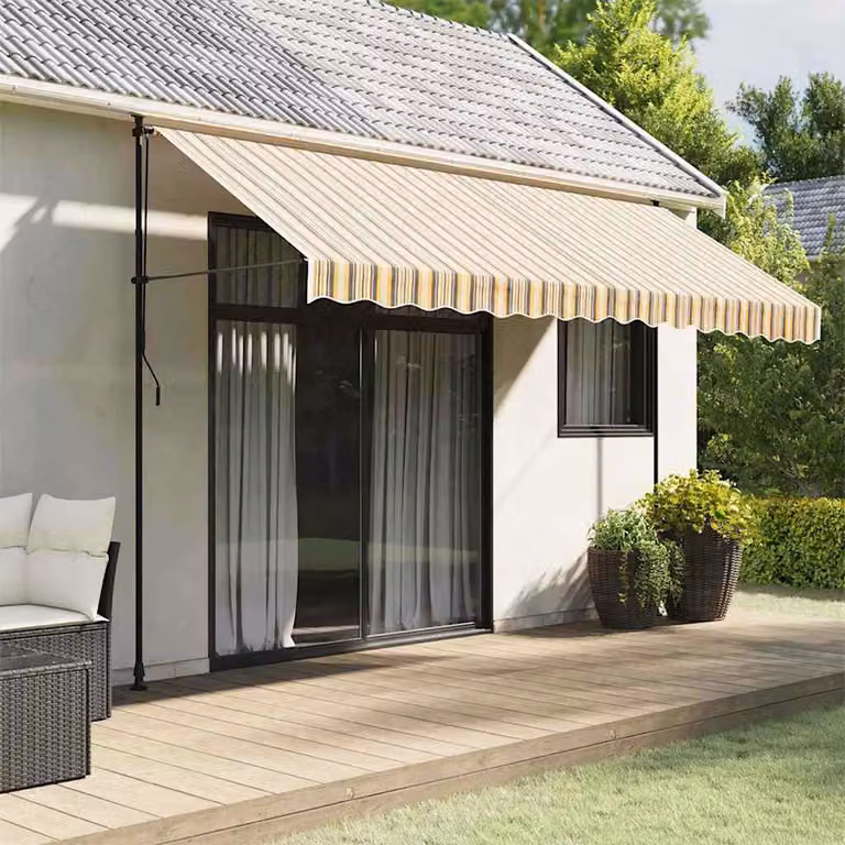 Tessuto di ricambio per tenda da sole vidaXL multicolore in poliestere L: 400 cm, P: 350 cm