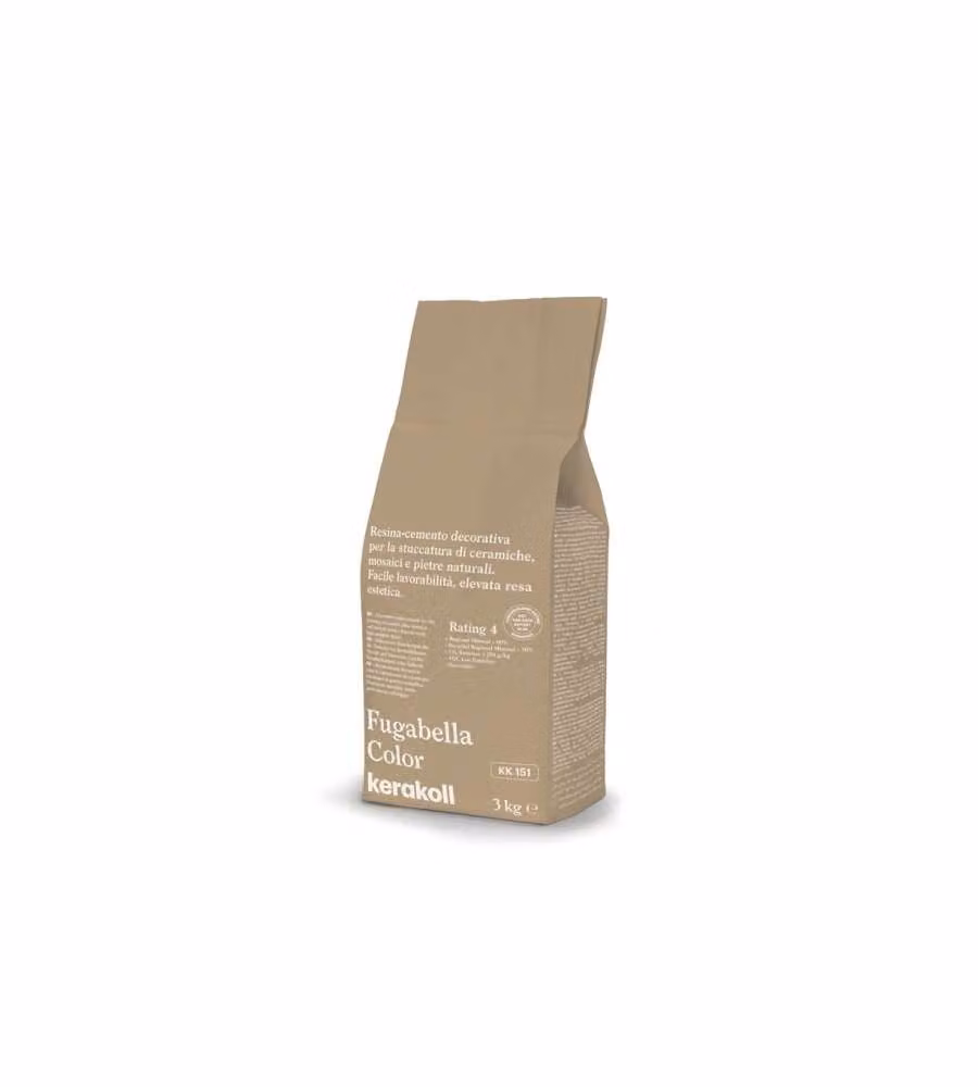 Kerakoll Stucco per Fughe Fugabella Color KK 151 Marrone 3 kg - Resina-Cemento