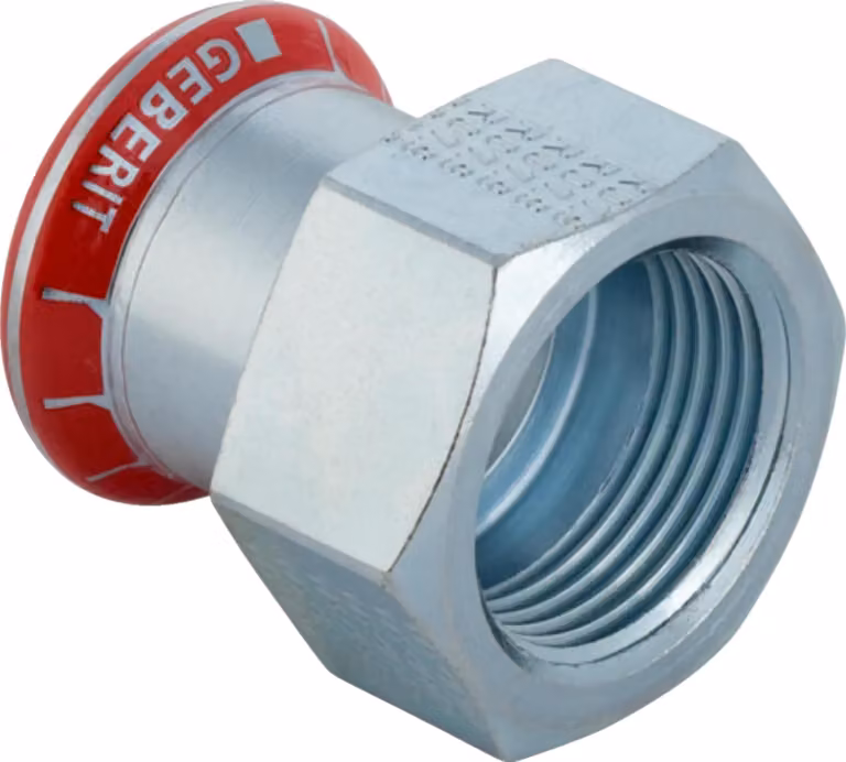 Geberit GE Mapress, Acciaio al carbonio, raccordo, d35 mm, Rp1 1/4, zincato, 1 pz.