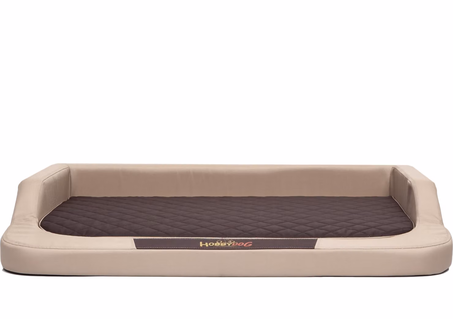 Cuscino per cani Cesto per cani Divano per cani Ortopedico per cani da compagnia Lavabile - Medico Standard - 94 x 62 x 15 cm [taglia: XL] - Beige con marrone