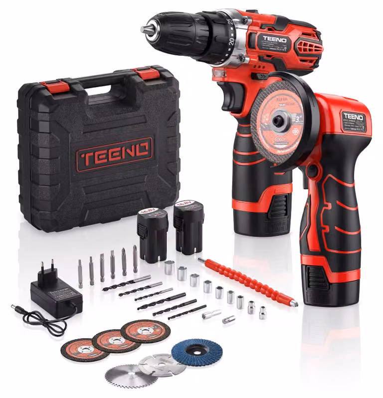 Trapano avvitatore a batteria - 16,8 V - 350 Watt - Ideale per il fai-da-te
