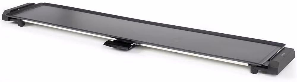 Piastra grill Teppan Yaki da 100 cm, priva di PFAS, 2000 W, in alluminio