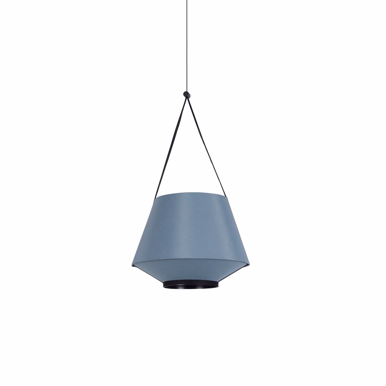 Forestier Lampada a sospensione Carrie XS, dimmerabile, Blu, Soggiorno / Sala da pranzo, Tessuto / Stoffa / Seta, Design, Lampada a sospensione