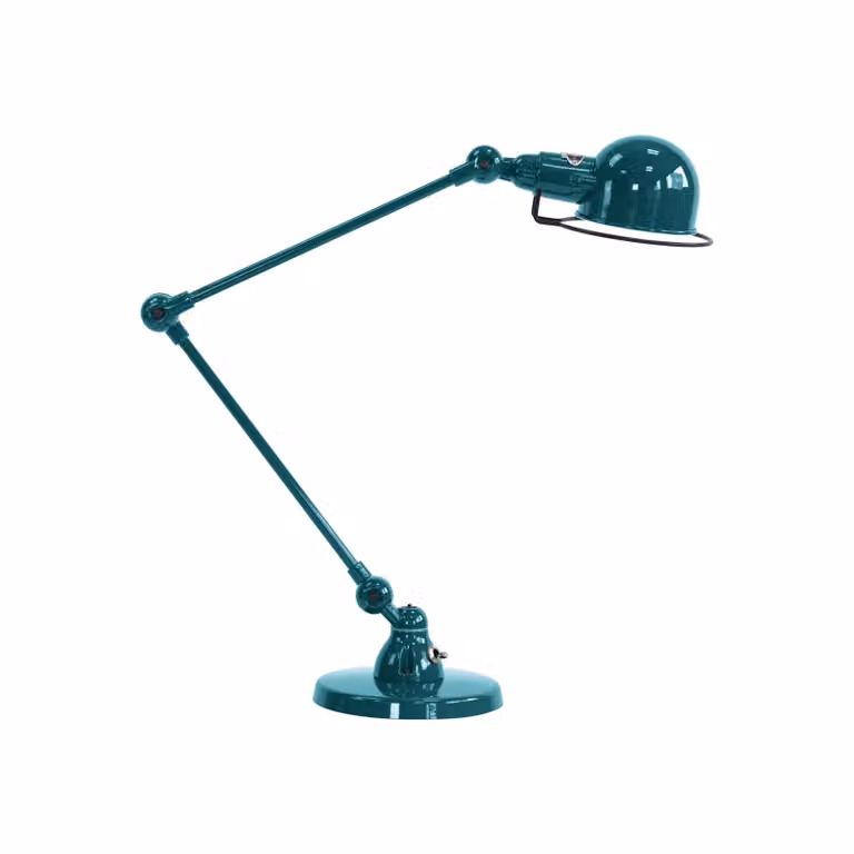 Jieldé Lampada da scrivania Signal SI333, Blu, Soggiorno / Sala da pranzo, Alluminio, Industriale, Lampada da tavolo