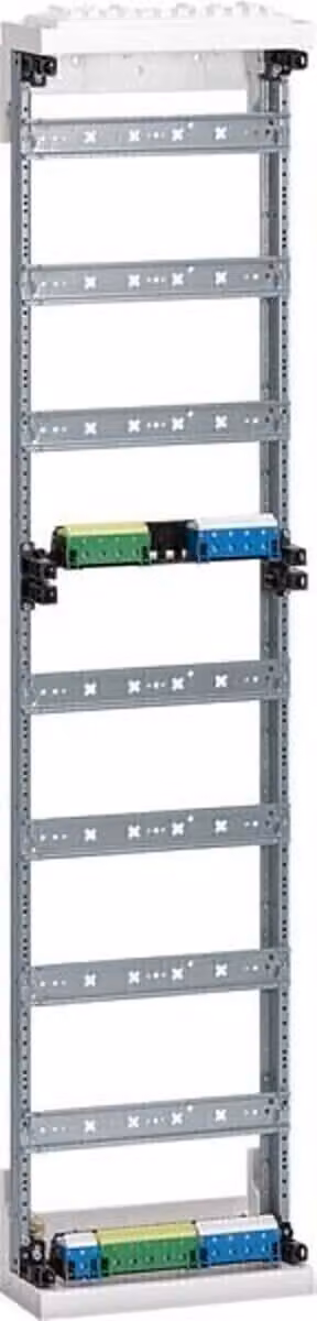 Colonna di collegamento del contatore Hager - Pannello retrofit a 7 file con terminale a innesto N/PE