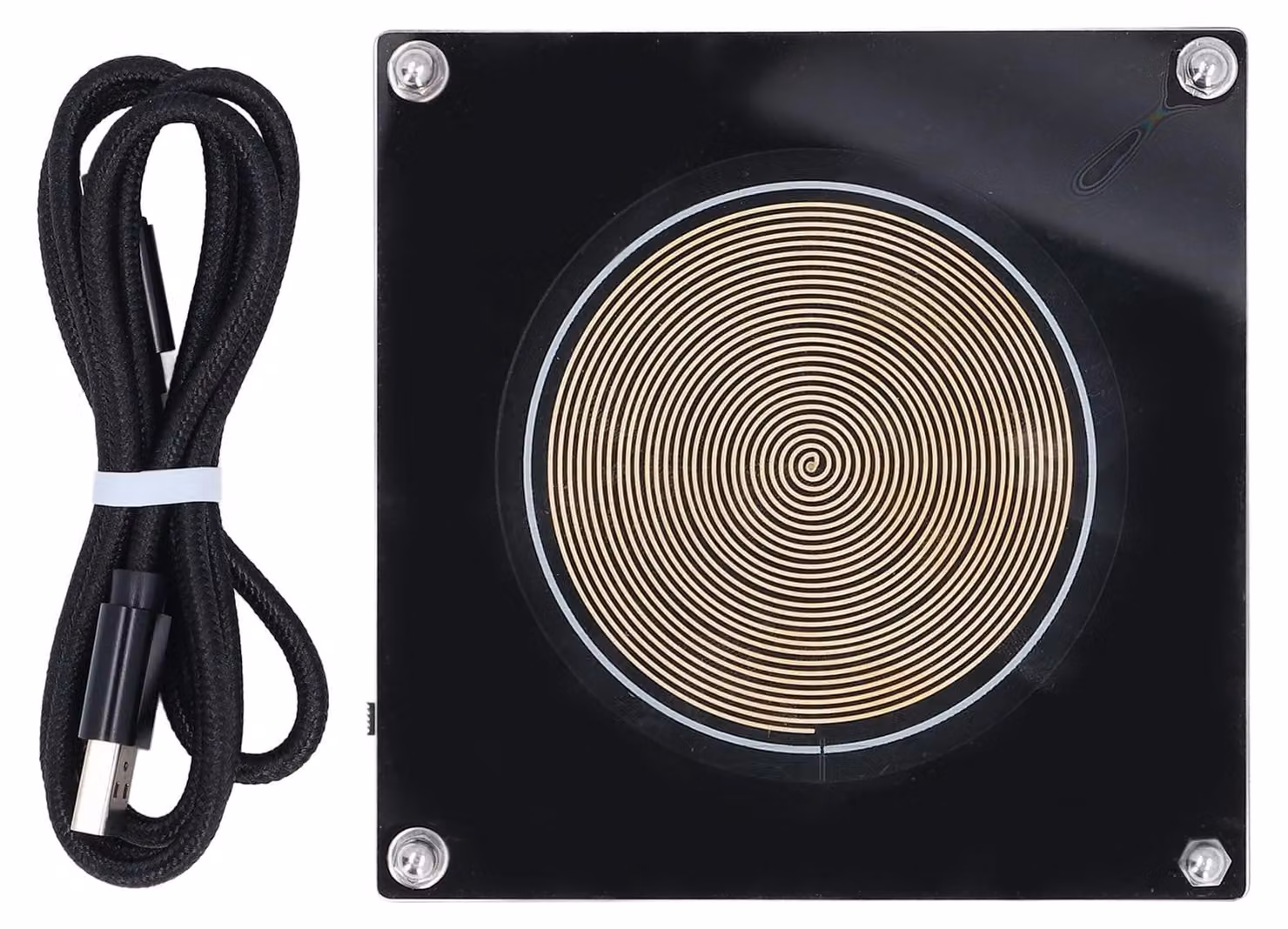 Generatore di risonanza a 7,83 Hz con display, dimensioni 16,5x13x3,5 cm