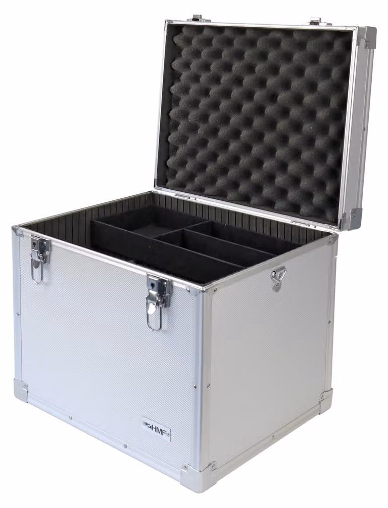 HMF 14802-02 Cassetta di pulizia, valigetta universale in alluminio, 41 x 33 x 36 cm