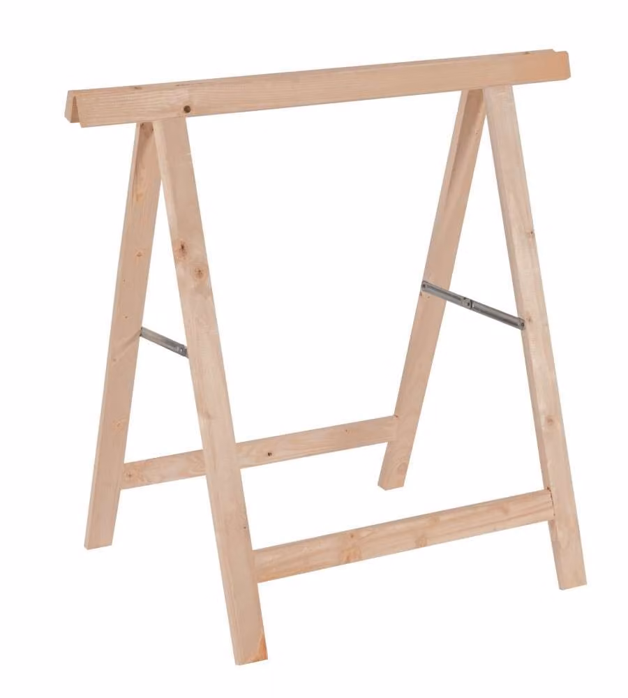 Pircher Cavalletto Pieghevole in Legno di Faggio 75x40x80 cm Naturale
