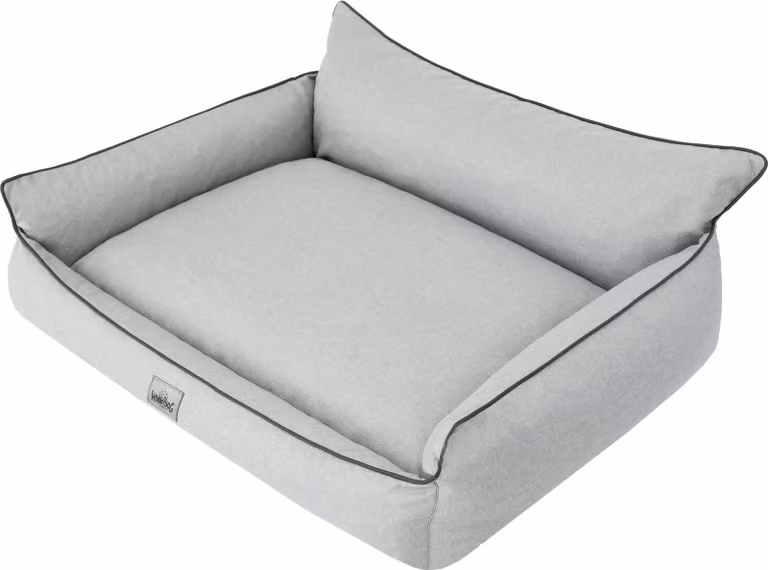 Letto ortopedico per cani JOKER letto per cani divano letto cestino materasso letto per animali XL 82x63 cm grigio cenere ottico come il lino