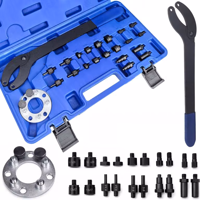 Kit completo di utensili per cinghie di distribuzione e componenti del motore