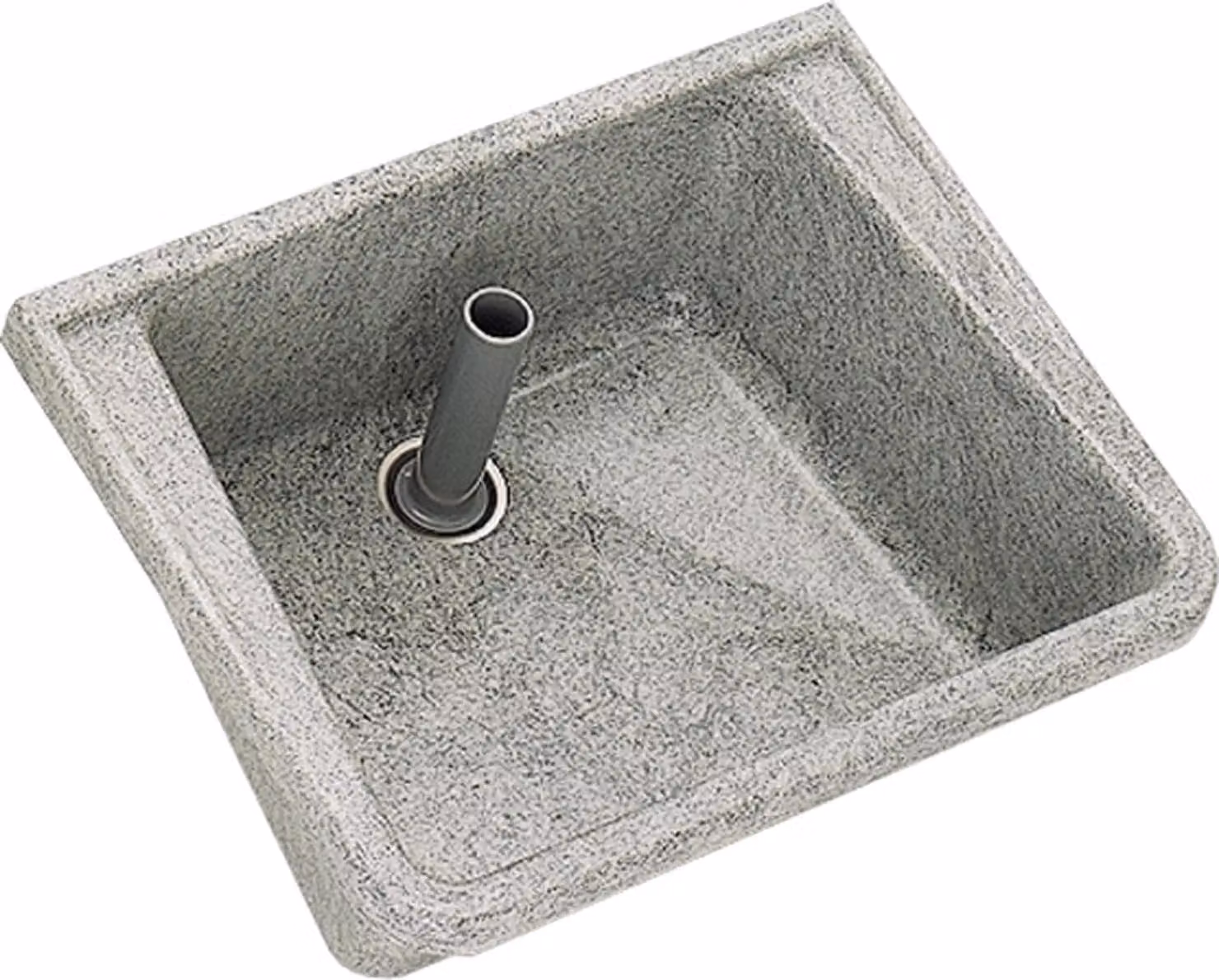 KWC AR bacino multiuso, SIRIUS, vetroresina, 500x220x400 mm, grigio decorativo