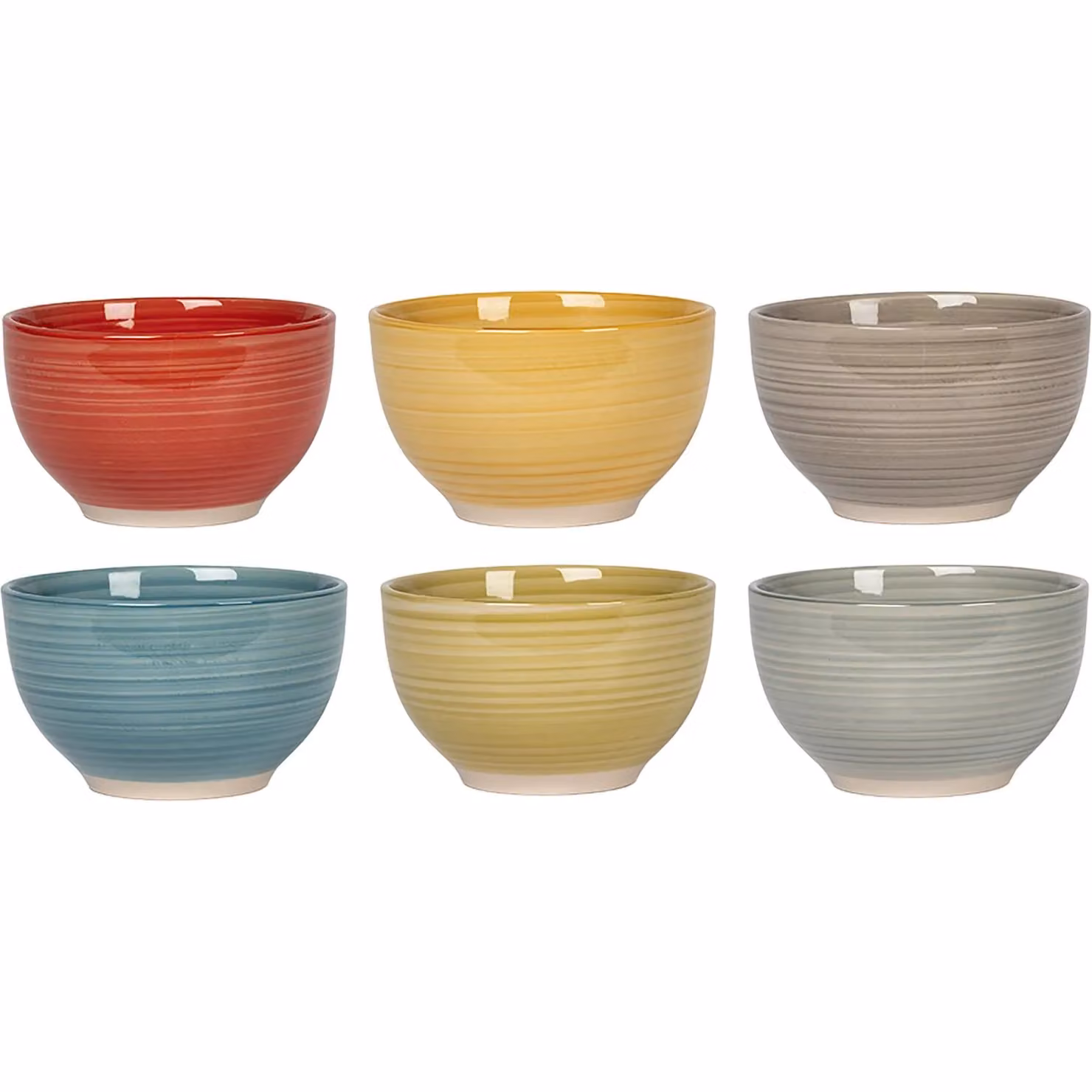 Set di 2 ciotole per cereali Tipika di GUSTO CASA in stoneware multicolor, capacità 79 cl