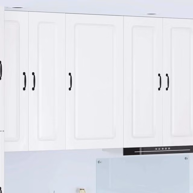 Armadio da cucina a parete vidaXL Bianco Lucido con ripiani interni L: 50 cm, P: 31 cm, H: 100 cm