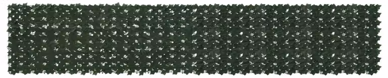 Schermo per balcone con foglie Verde Scuro 400 x 75 cm