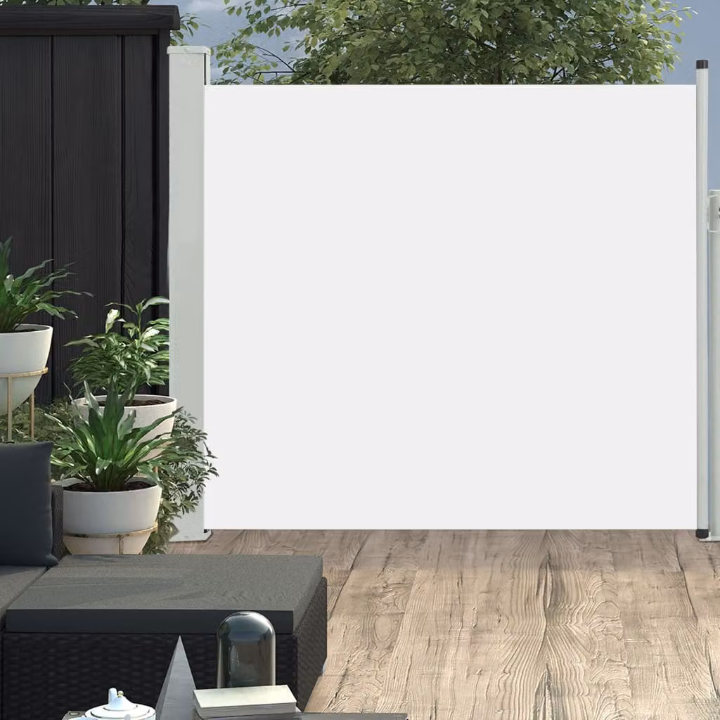 The Living Store Tenda laterale estensibile 170×300 cm crema