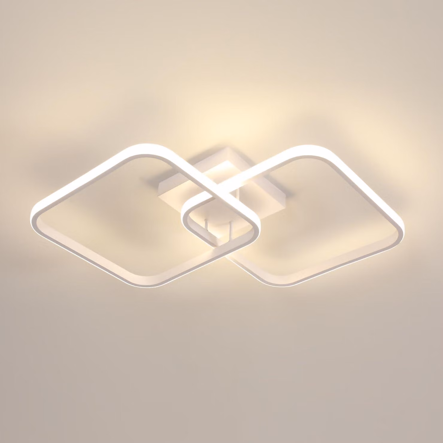 Lampada a soffitto LED Toolight, 42W, 4725 lumen, 4500K, bianca, 59 cm, ideale per la cucina