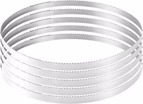Lama di ricambio VEVOR per sega a nastro in acciaio al carbonio, colore argento, dimensioni: 3810 x 19 x 0,5 mm, 18 TPI, ideale per lavorazione del legno